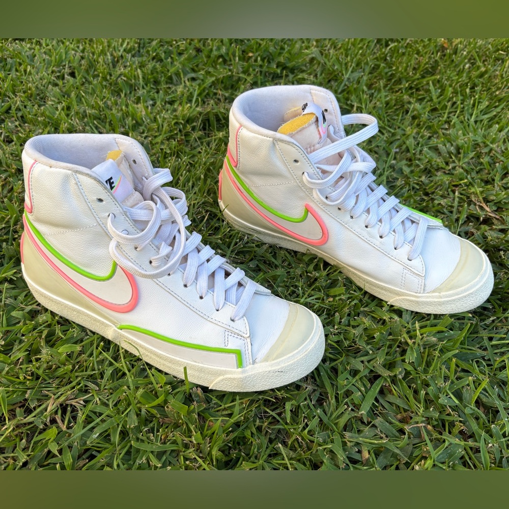 Nike Neon Blazers